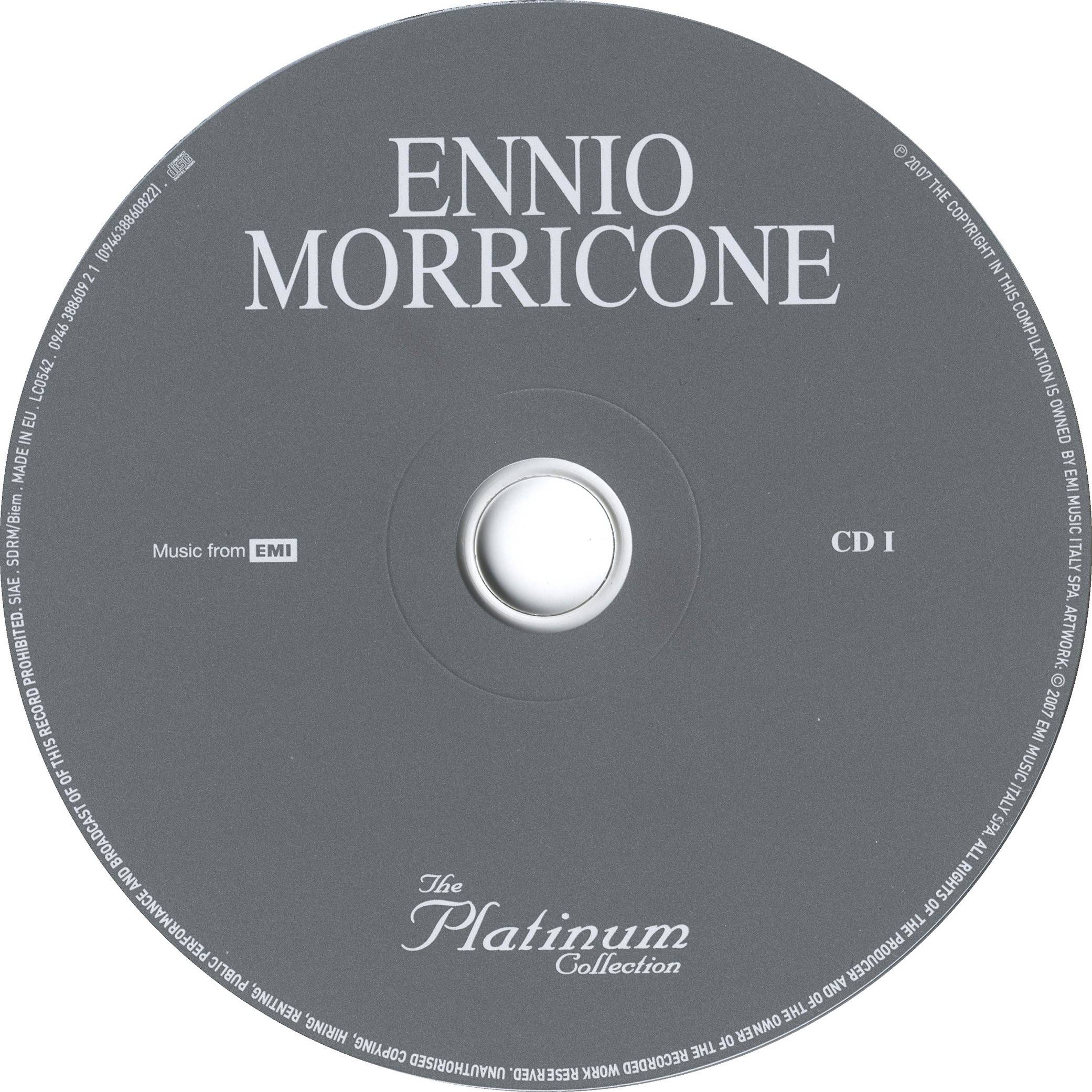 Ennio Morricone The Platinum Collection : CD1